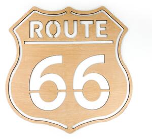 Veselá Stena Drevená nástenná dekorácia Route 66
