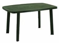 Stôl plastový FARO 140x90 zelený
