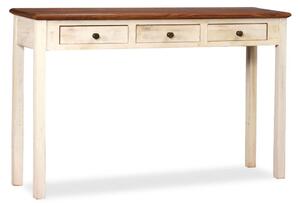 Konzolový stolík, sheeshamové a mangovníkové drevo, 120x30x76 cm
