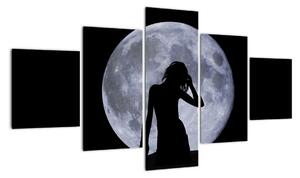 Silueta ženy, obraz (Obraz 125x70cm)