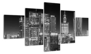 Nočné New York, obrazy (Obraz 125x70cm)