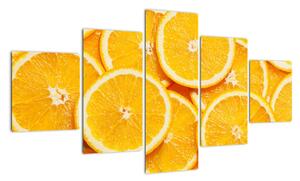 Plátky pomarančov - obraz (Obraz 125x70cm)