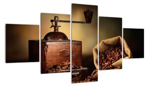 Obraz kávového mlynčeka (Obraz 125x70cm)