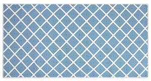 Livarno home Obojstranný koberec, 80 x 160 cm (modrá) (100358611)