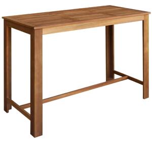 Barový stolík, akáciový masív 150x70x105 cm