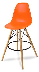 Dekorstudio Dizajnová barová stolička ENZO oranžová