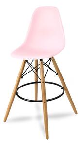 Dekorstudio Dizajnová barová stolička ENZO ružová