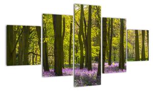 Obraz lesa (Obraz 125x70cm)