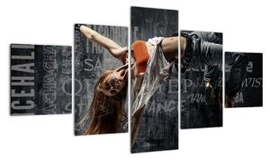 Street dance - obraz (Obraz 125x70cm)