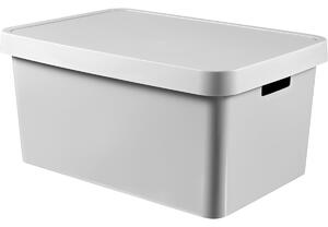 Curver Úložný box INFINITY 45l s vekom šedý