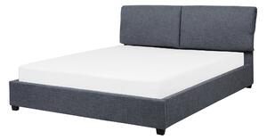Rám postele sivá posteľ EU king size 160x200 cm moderná