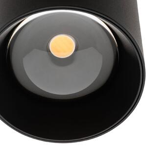LED vonkajšie stropné svietidlo 5173, čierne, 9 cm, kov, IP54, Čierna, Hliník, Moderný, Závesné svietidlo