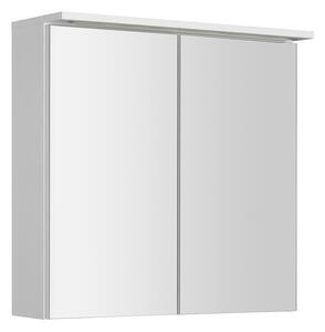 Aqualine Aqualine, KAWA STRIP Galérka s LED osvetlením 70x70x22cm, biela, WGL70S