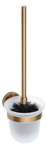 Sapho Sapho, X-ROUND COPPER WC kefa závesná, mliečne sklo, medená matná, XR303PG