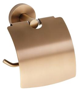 Sapho Sapho, X-ROUND COPPER držiak toaletného papiera, s krytom, medená matná, XR732PG