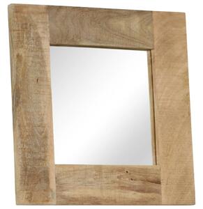 Zrkadlo masívne mangovníkové drevo 50x50 cm