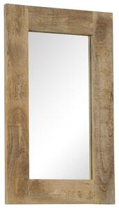 Zrkadlo masívne mangovníkové drevo 50x80 cm