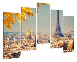 Moderný obraz Paríža - Eiffelova veža (Obraz 125x90cm)