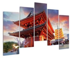 Obraz chrámu v Japonsku (Obraz 125x90cm)