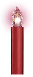 LIVARNO home Bezkáblové LED sviečky na vianočný stromček, 15 kusov (červená metalická) (100337443)