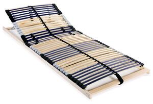 Lamelový posteľný rošt so 42 lamelami a 7 zónami 90x200 cm