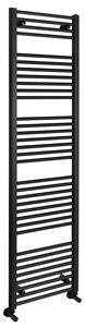 Aqualine Aqualine, DIRECT vykurovacie teleso s bočným pripojením 450x1680 mm, čierna matná, ILR64B