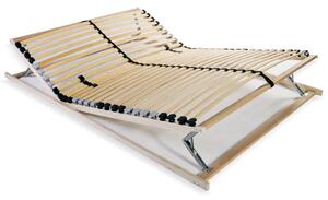 Lamelový posteľný rošt s 28 lamelami a 7 zónami 120x200 cm