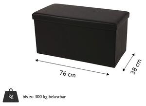 ECHTWERK Skladacia lavica (čierna) (100320343)