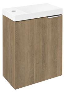 Sapho Sapho, LATUS X umývadlová skrinka 39,4x50x22cm, dub Cuneo, LT110-2525