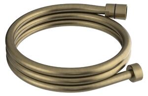 Sapho Sapho, POWERFLEX plastová sprchová hadica, 150cm, zlatá matná, FLEX150GO