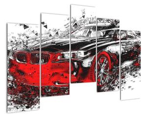 Obraz automobilu - moderný obraz (Obraz 125x90cm)