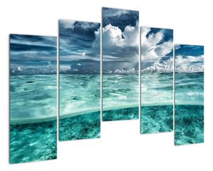 Obraz morskej hladiny a neba (Obraz 125x90cm)
