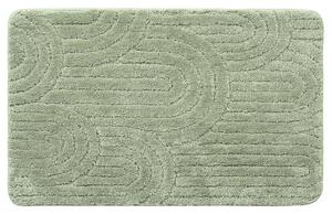 Aqualine Aqualine, RIST kúpeľňová predložka, 50x80cm, 100% polyester, protišmyk, zelená, NI8594
