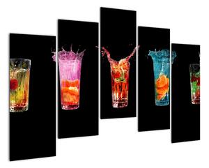 Obraz do kuchyne - letné drinky (Obraz 125x90cm)