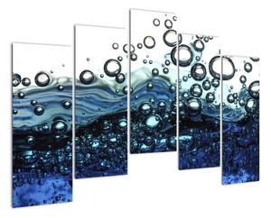 Obraz vodných bublín (Obraz 125x90cm)