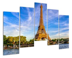 Obraz: Eiffelova veža, Paríž (Obraz 125x90cm)