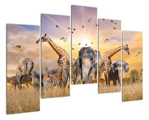 Obraz - safari (Obraz 125x90cm)