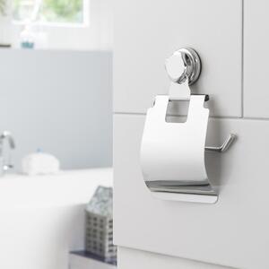 Samodržiaci kovový držiak na toaletný papier v striebornej farbe Bestlock Bath – Compactor