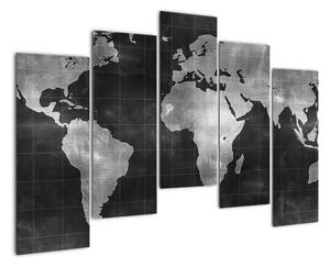 Obraz mapa sveta (Obraz 125x90cm)