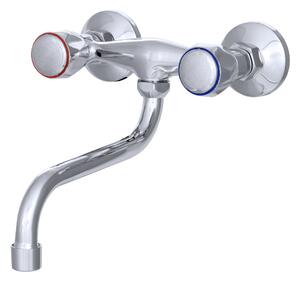 Gamma Clasic S, nástenná drezová batéria 150mm, chrómová, GMA-BCCS-S-CH