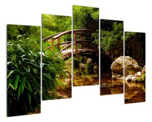 Obraz dreveného mosta (Obraz 125x90cm)