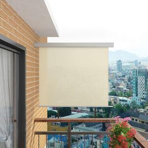 Bočná markíza na balkón, multifunkčná 150x200 cm, krémová