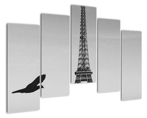 Obraz - Eiffelova veža (Obraz 125x90cm)