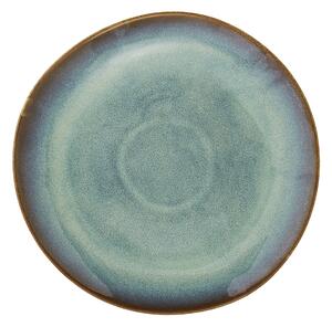 Veľký kameninový tanier Green Reactive Glaze Ø 27 cm