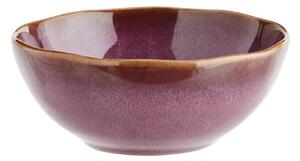 Kameninová miska Plum Reactive Glaze Small