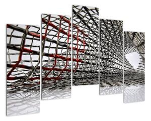 Obraz kovové mreže (Obraz 125x90cm)