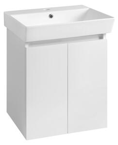 Aqualine Aqualine, PANEDA umývadlová skrinka 45x55x34,2cm, biela, PN245