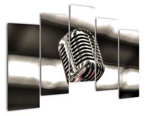 Obraz mikrofónu (Obraz 125x90cm)