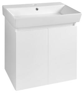 Aqualine Aqualine, PANEDA umývadlová skrinka 55x55x34,2cm, biela, PN255