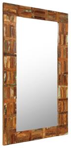 Nástenné zrkadlo, recyklovaný masív 60x120 cm